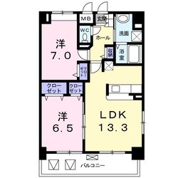 グレース東淀川の物件間取画像